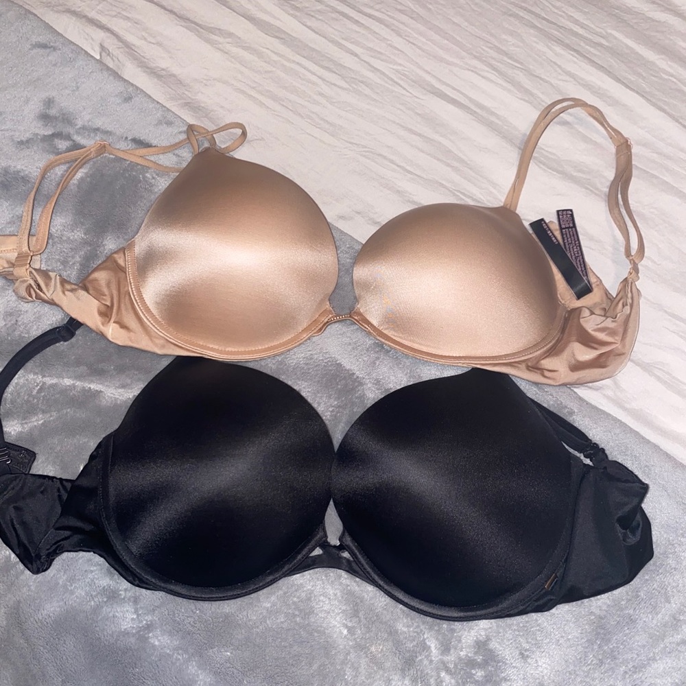 TWO Victoria’s Secret Very Sexy Push-up Bras 34DD